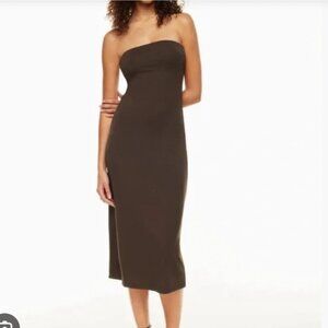 Aritzia Corelli Midi Strapless Tube Dress Size Small